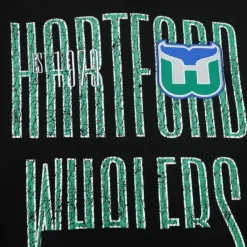 Men Mitchell & Ness Hoodies & Sweatshirts-Team Og Fleece 2.0 Hartford Whalers