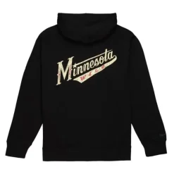 Men Mitchell & Ness Hoodies & Sweatshirts-Team Og Fleece 2.0 Minnesota Wild