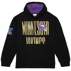Men Mitchell & Ness Hoodies & Sweatshirts-Team Og Fleece 2.0 Minnesota Vikings