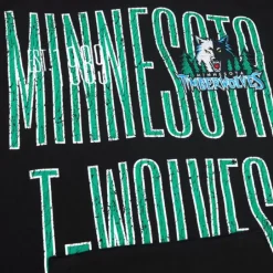 Men Mitchell & Ness Hoodies & Sweatshirts-Team Og Fleece 2.0 Minnesota Timberwolves