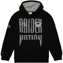 Men Mitchell & Ness Hoodies & Sweatshirts-Team Og Fleece 2.0 Oakland Raiders
