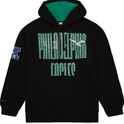 Men Mitchell & Ness Hoodies & Sweatshirts-Team Og Fleece 2.0 Philadelphia Eagles