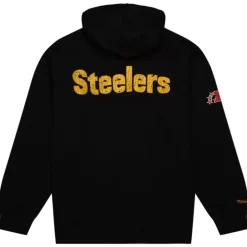 Men Mitchell & Ness Hoodies & Sweatshirts-Team Og Fleece 2.0 Pittsburgh Steelers
