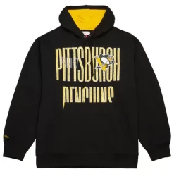 Men Mitchell & Ness Hoodies & Sweatshirts-Team Og Fleece 2.0 Pittsburgh Penguins