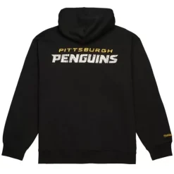 Men Mitchell & Ness Hoodies & Sweatshirts-Team Og Fleece 2.0 Pittsburgh Penguins
