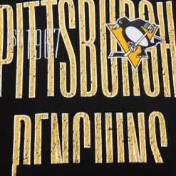 Men Mitchell & Ness Hoodies & Sweatshirts-Team Og Fleece 2.0 Pittsburgh Penguins