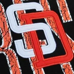 Men Mitchell & Ness Hoodies & Sweatshirts-Team Og Fleece 2.0 San Diego Padres