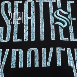 Men Mitchell & Ness Hoodies & Sweatshirts-Team Og Fleece 2.0 Seattle Kraken