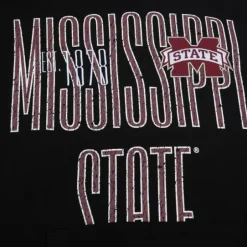 Men Mitchell & Ness Hoodies & Sweatshirts-Team Og Fleece Hoodie Mississippi State University