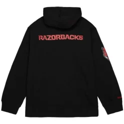 Men Mitchell & Ness Hoodies & Sweatshirts-Team Og Fleece Hoodie University Of Arkansas
