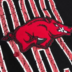 Men Mitchell & Ness Hoodies & Sweatshirts-Team Og Fleece Hoodie University Of Arkansas