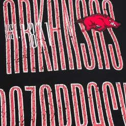 Men Mitchell & Ness Hoodies & Sweatshirts-Team Og Fleece Hoodie University Of Arkansas