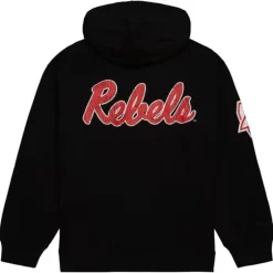 Men Mitchell & Ness Hoodies & Sweatshirts-Team Og Fleece Hoodie University Of Mississippi