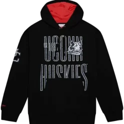 Men Mitchell & Ness Hoodies & Sweatshirts-Team Og Fleece Hoodie University Of Connecticut