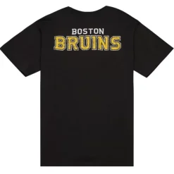 Men Mitchell & Ness T-Shirts & Tops-Team Og Premium Ss Tee Boston Bruins
