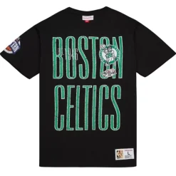 Men Mitchell & Ness T-Shirts & Tops-Team Og Premium Ss Tee Boston Celtics