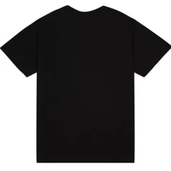 Men Mitchell & Ness T-Shirts & Tops-Team Og Premium Ss Tee Columbus Blue Jackets