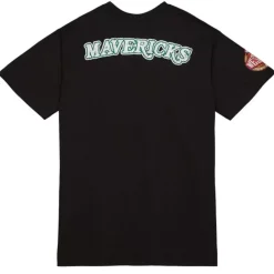 Men Mitchell & Ness T-Shirts & Tops-Team Og Premium Ss Tee Dallas Mavericks