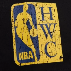 Men Mitchell & Ness T-Shirts & Tops-Team Og Premium Ss Tee Golden State Warriors