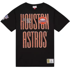 Men Mitchell & Ness T-Shirts & Tops-Team Og Premium Ss Tee Houston Astros