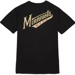 Men Mitchell & Ness T-Shirts & Tops-Team Og Premium Ss Tee Minnesota Wild