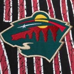 Men Mitchell & Ness T-Shirts & Tops-Team Og Premium Ss Tee Minnesota Wild