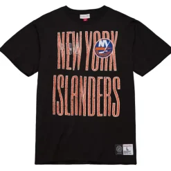 Men Mitchell & Ness T-Shirts & Tops-Team Og Premium Ss Tee New York Islanders