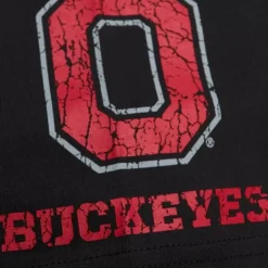 Men Mitchell & Ness T-Shirts & Tops-Team Og Premium Ss Tee Ohio State