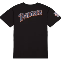 Men Mitchell & Ness T-Shirts & Tops-Team Og Premium Ss Tee San Diego Padres