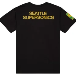 Men Mitchell & Ness T-Shirts & Tops-Team Og Premium Ss Tee Seattle Supersonics