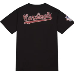 Men Mitchell & Ness T-Shirts & Tops-Team Og Premium Ss Tee St. Louis Cardinals