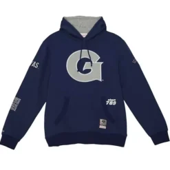 Men Mitchell & Ness Hoodies & Sweatshirts-Team Origins Fleece Hoody Georgetown University