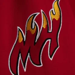 Men Mitchell & Ness Hoodies & Sweatshirts-Team Origins Fleece Hoody Miami Heat