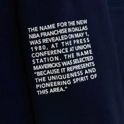 Men Mitchell & Ness Hoodies & Sweatshirts-Team Origins Fleece Hoody Dallas Mavericks