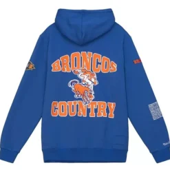 Men Mitchell & Ness Hoodies & Sweatshirts-Team Origins Fleece Hoody Denver Broncos