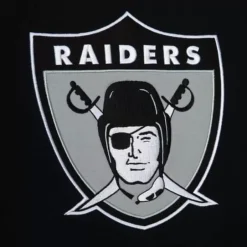 Men Mitchell & Ness Hoodies & Sweatshirts-Team Origins Fleece Hoody Oakland Raiders