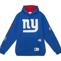 Men Mitchell & Ness Hoodies & Sweatshirts-Team Origins Fleece Hoody New York Giants