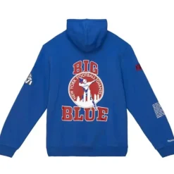 Men Mitchell & Ness Hoodies & Sweatshirts-Team Origins Fleece Hoody New York Giants