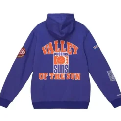 Men Mitchell & Ness Hoodies & Sweatshirts-Team Origins Fleece Hoody Phoenix Suns
