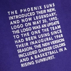 Men Mitchell & Ness Hoodies & Sweatshirts-Team Origins Fleece Hoody Phoenix Suns