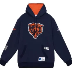 Men Mitchell & Ness Hoodies & Sweatshirts-Team Origins Fleece Hoody Chicago Bears