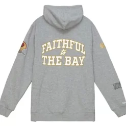 Men Mitchell & Ness Hoodies & Sweatshirts-Team Origins Fleece Hoody San Francisco 49Ers