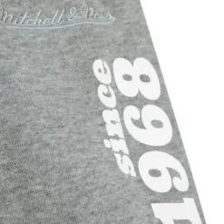 Men Mitchell & Ness Pants-Team Origins Fleece Pant Milwaukee Bucks