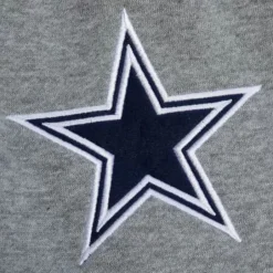 Men Mitchell & Ness Pants-Team Origins Fleece Pant Dallas Cowboys