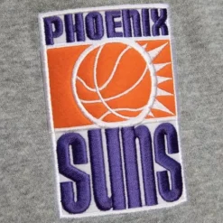 Men Mitchell & Ness Pants-Team Origins Fleece Pant Phoenix Suns