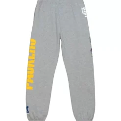 Men Mitchell & Ness Pants-Team Origins Fleece Pant Green Bay Packers