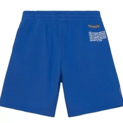 Men Mitchell & Ness Shorts-Team Origins Fleece Short Los Angeles Rams
