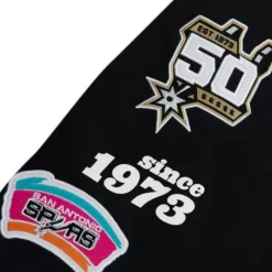 Men Mitchell & Ness Shorts-Team Origins Fleece Short San Antonio Spurs