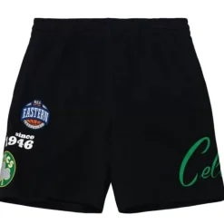 Men Mitchell & Ness Shorts-Team Origins Fleece Short Boston Celtics