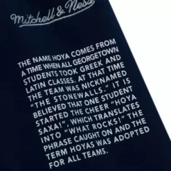 Men Mitchell & Ness Shorts-Team Origins Fleece Short Georgetown University